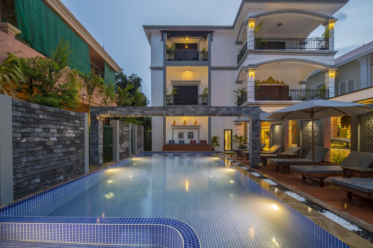 Готель Sakun Angkor Boutique Сіємреап Екстер'єр фото